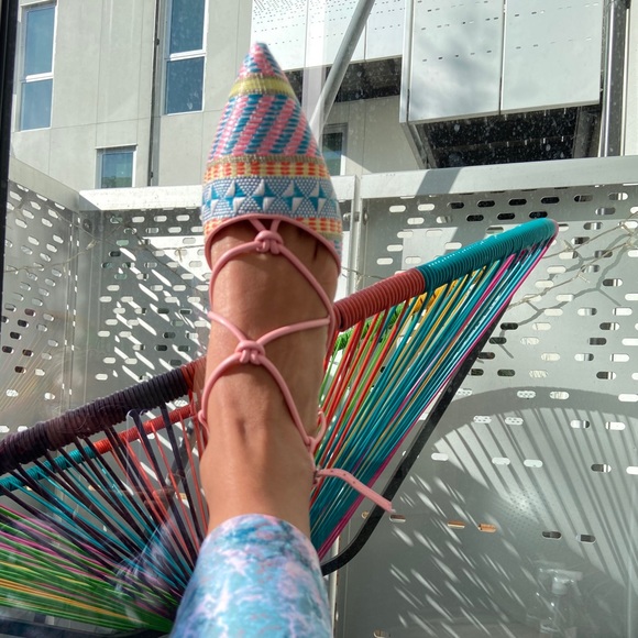 ASOS Multicolor Patterned Heels - Picture 5 of 7